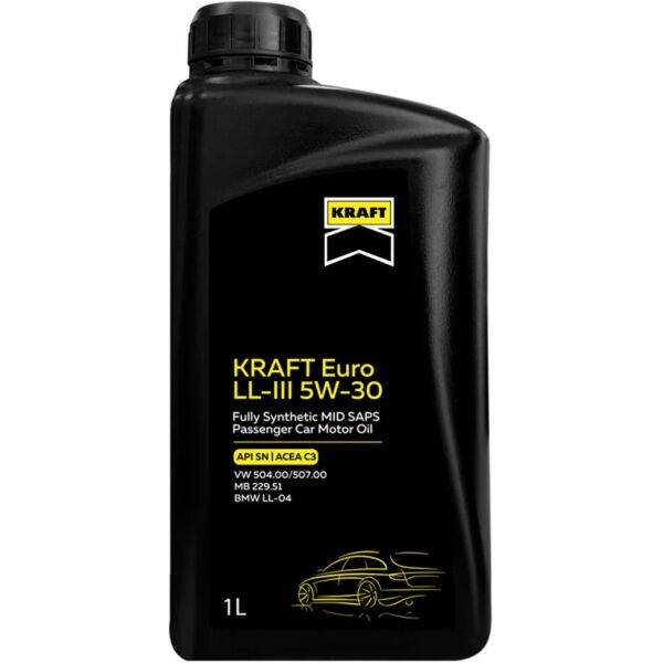 

Моторное масло KRAFT Euro LL-III 5W-30, 1л