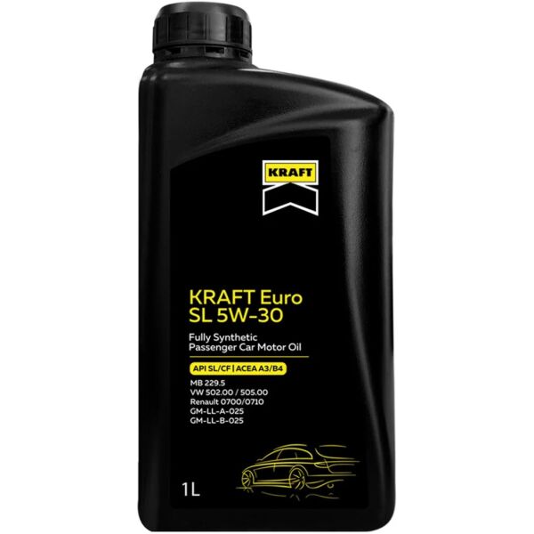 

Моторное масло KRAFT Euro SL 5W-30, 1л