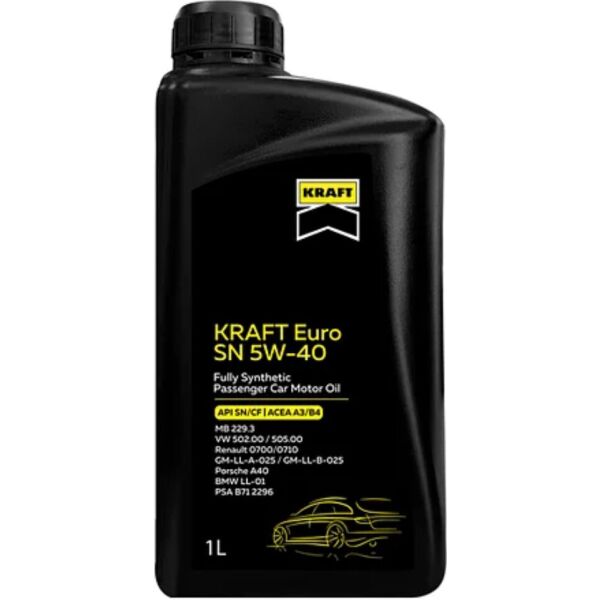 

Моторное масло KRAFT Euro SN 5W-40, 1л