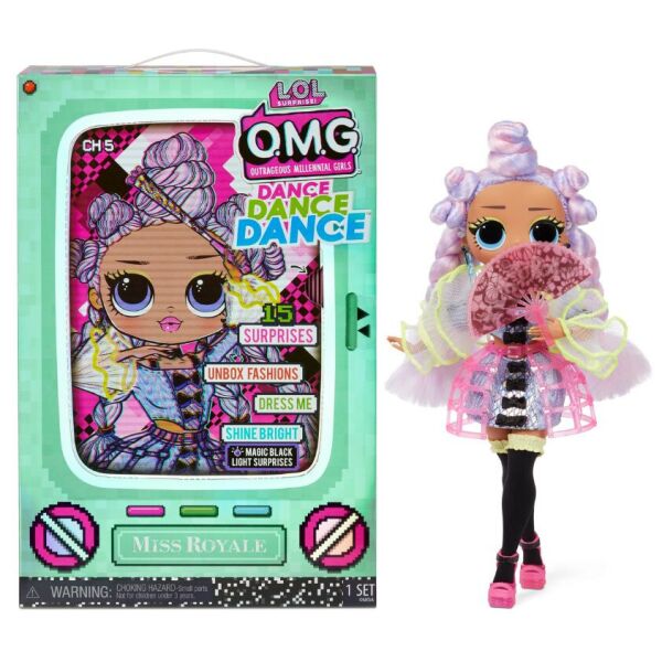 

Игровой набор с куклой L.O.L. Surprise! серии O.M.G Dance – Мисс Роял (117872)