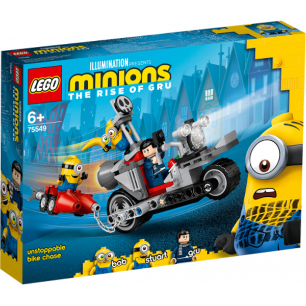 

LEGO® Minions: The Rise of Gru Невероятная погоня на мотоцикле (75549)