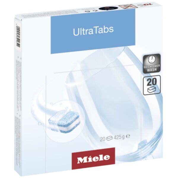 

Таблетки для посудомоечных машин Miele Ultra Tabs All in 1 20 шт 21995528EU3