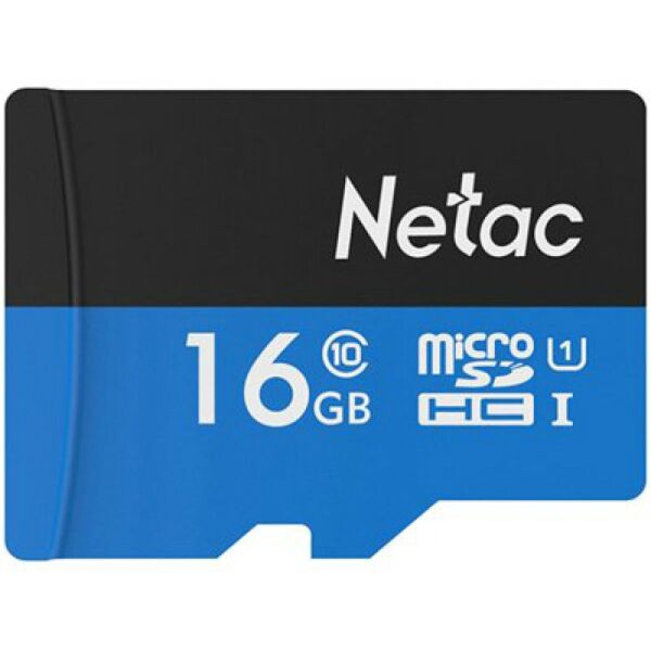 

Карта памяти Netac P500 Standard microSDHC UHS-I 16GB class10 (NT02P500STN-016G-S)
