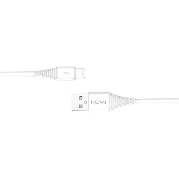 

Кабель Nomi DCBQ 10i USB Lightning 1м White