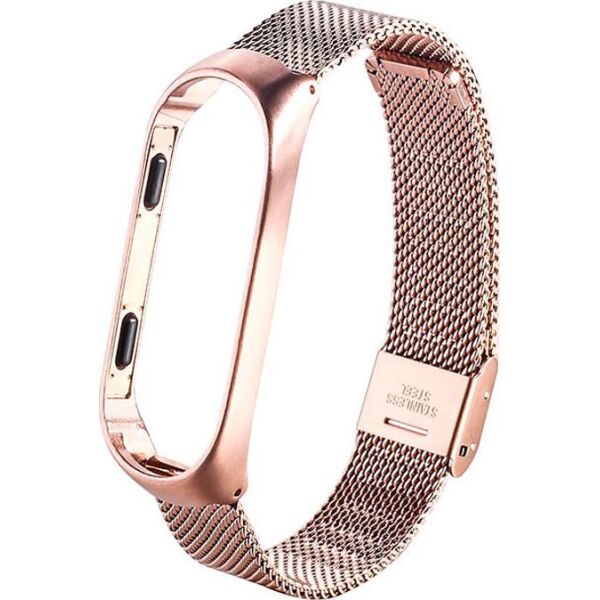 

Металлический ремешок oneLounge Milanese Loop Rose Gold для Xiaomi Mi Band 3/4