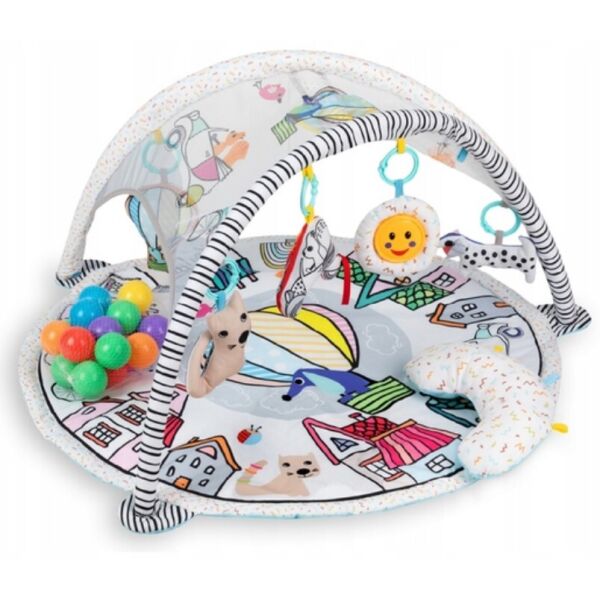 

Детский развивающий коврик QKIDS CITY