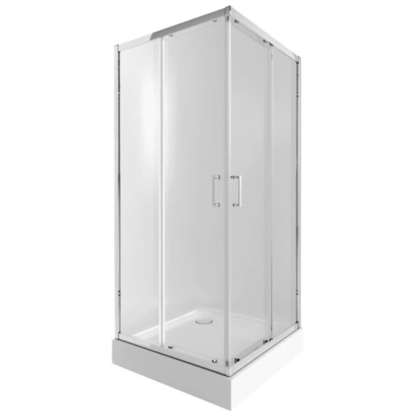 

Набор Qtap душевая кабина Taurus CRM1099SC6 Clear + поддон Unisquare 309915