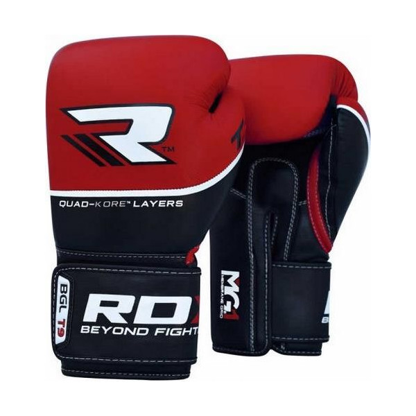 

Перчатки боксерские RDX Quad Kore Red 10 oz
