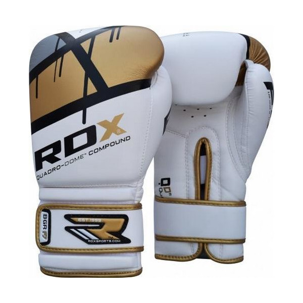 

Перчатки боксерские RDX Rex Leather Gold 14 oz