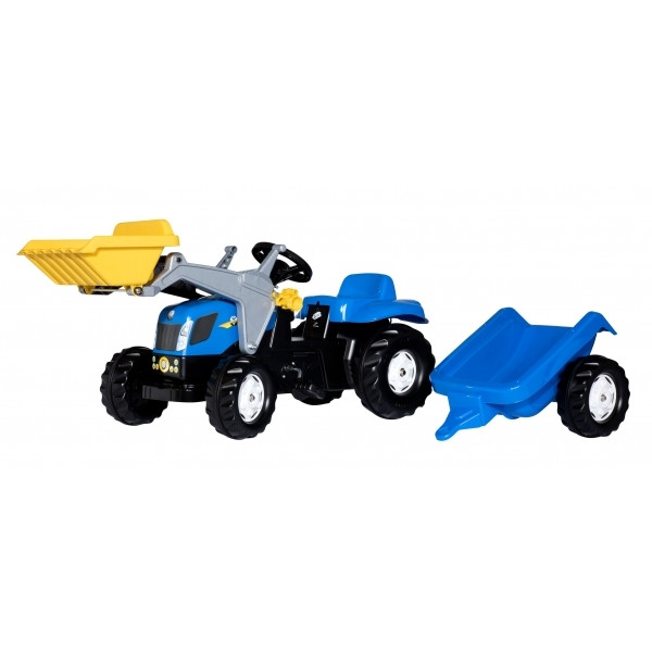 

Трактор с причепом и ковшом Rolly Toys rollyKid NEW HOLLAND