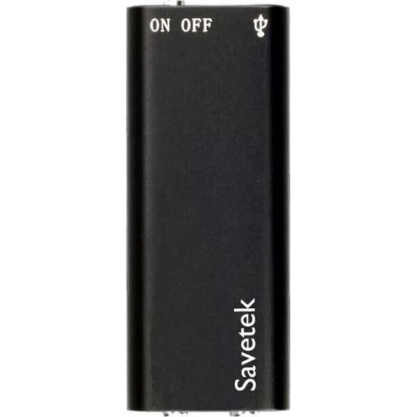 

Миниатюрный диктофон с активацией голосом Savetek 200, 8 Гб, Mp3, VOX, 8 часов записи