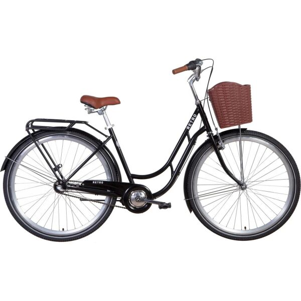 

Велосипед ST 28 Dorozhnik RETRO планет. рама-19 черный