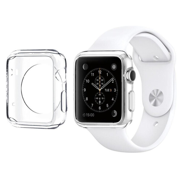

Прозрачный TPU чехол Silicol 0.6mm для Apple Watch Series 1/2/3 38mm