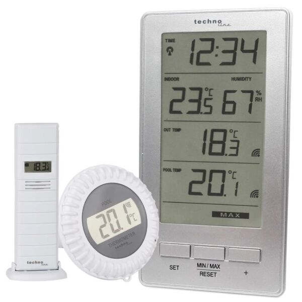 

Термогигрометр Technoline WS9069 IT Silver (WS9069)