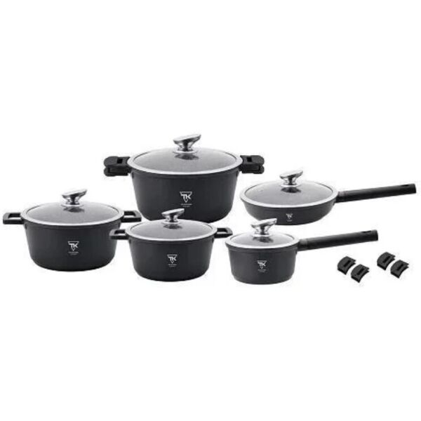 

Набор кухонной посуды из алюминия с мраморным покрытием Top Kitchen TK00023 16 предметов Np