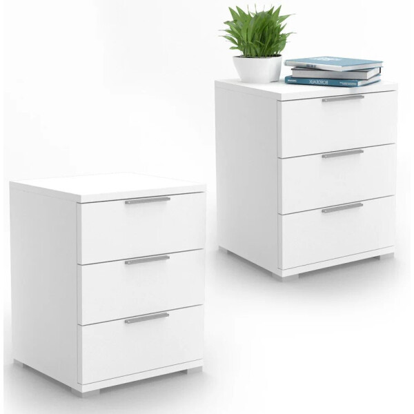 

прикроватная Vicco Florenz 60x46, 2 штуки, цвет белый матовый
