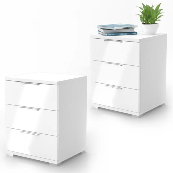 

прикроватная Vicco Florenz 60x46, 2 штуки, цвет белый глянец