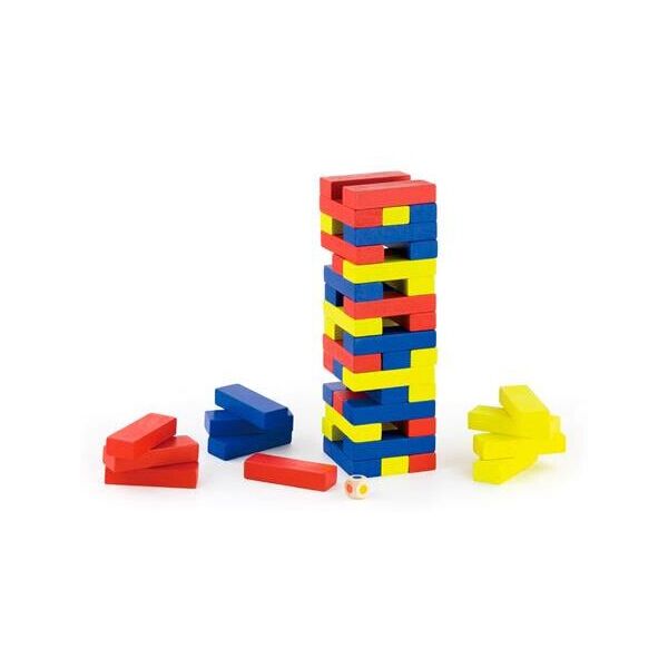 

Деревянная настольная игра Viga Toys Цветная дженга (56215)