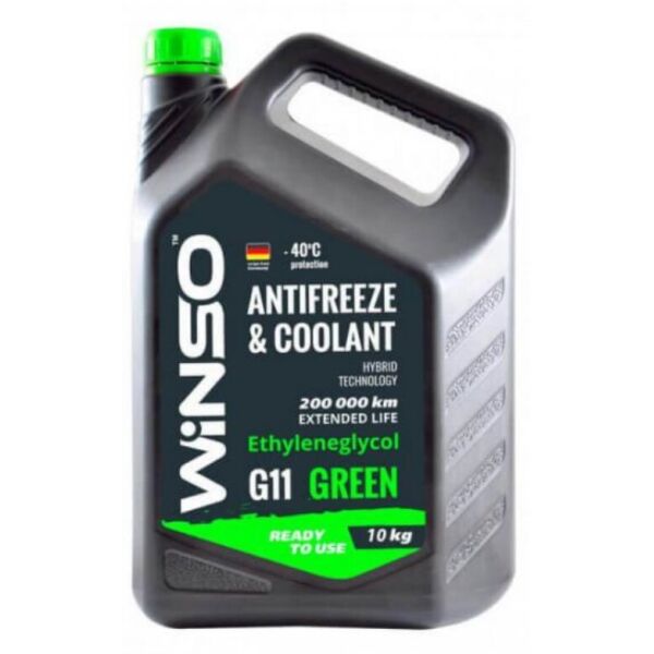 

Антифриз Winso Green G11-40 10 кг Зеленый (881070)