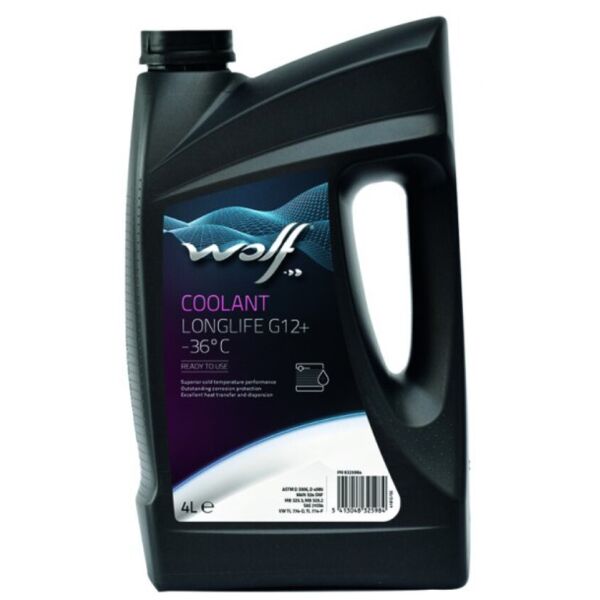 

Антифриз WOLF G12+ LongLife -36°C 4л (8325984)