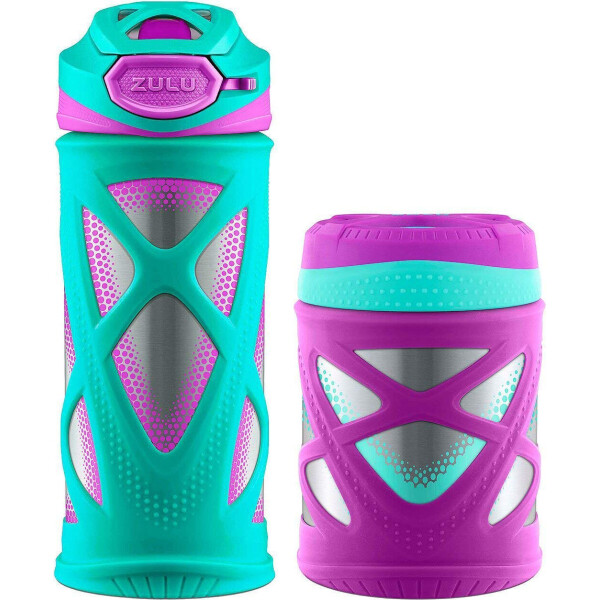 

Подарочный набор Zulu Kids Water Bottle and Canister Set Teal