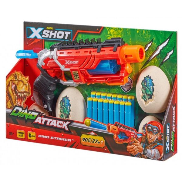 

Скорострельный бластер Zuru X-Shot Dino Striker (4860)