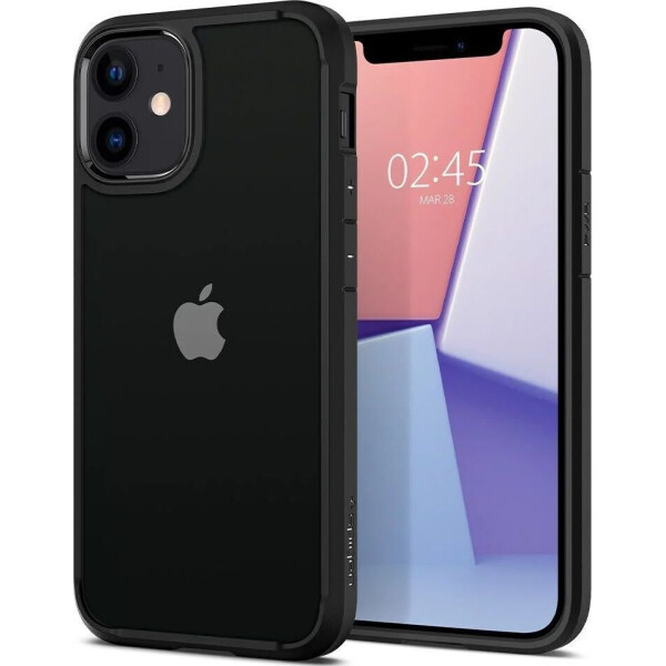 

Чехол Spigen Crystal Hybrid Matte Black для iPhone 12/12 Pro