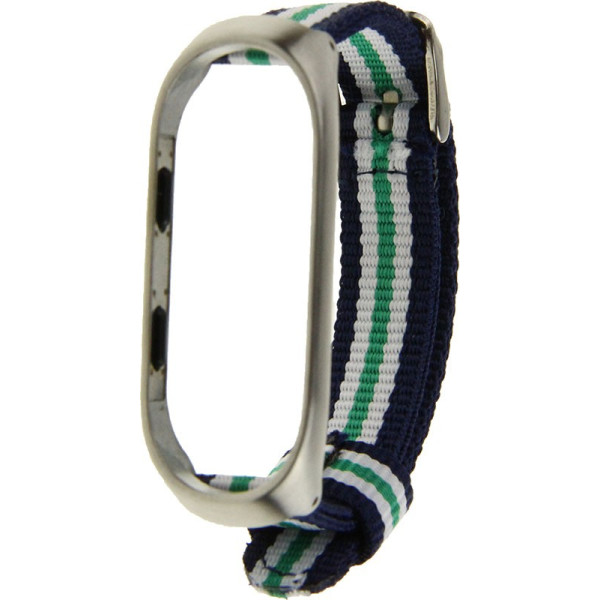 

Ремешок UWatch Nato Nylon Strap For Mi Band 3 Blue/Green