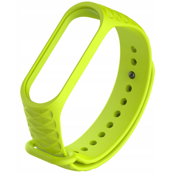 

Ремешок для фитнесс браслета Mi Band 3 Gasta Fluted color Green