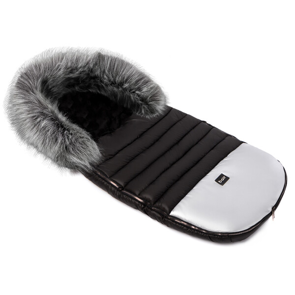 

Зимний конверт Bair Polar premium черный - серебро кожа