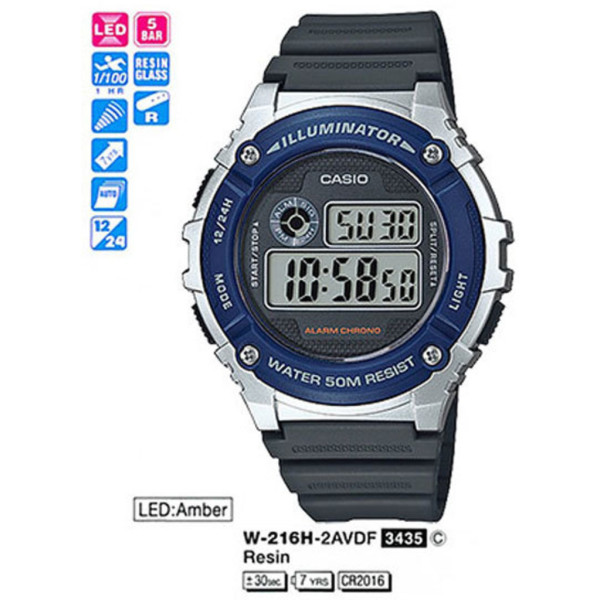

Наручные часы Casio W-216H-2AVEF