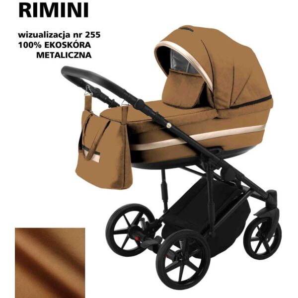 

Коляска 2 в 1 Adamex Rimini ECO кожа 100% RI-255