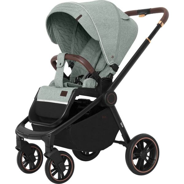 

Коляска прогулочная CARRELLO Epica CRL-8509 Tea Green + дождевик (зеленая)