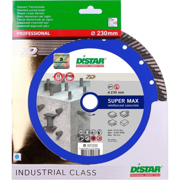 

Отрезной диск Distar Turbo 232x2,6x15x22,23 Super Max (10115502018)