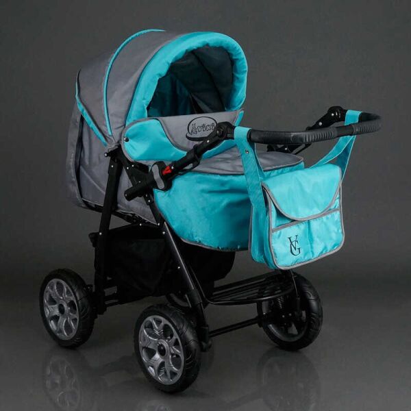 

Коляска-трансформер Viki Karina 86- c 20 Grey/Turquoise (86- c 20)