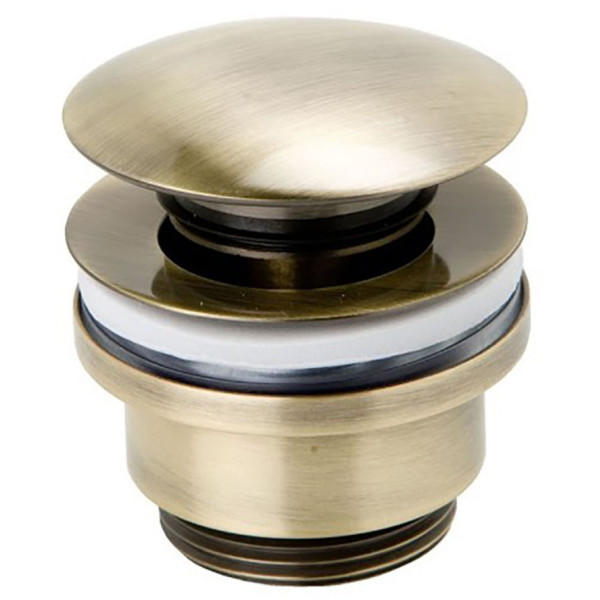 

Сливной гарнитур для раковины GENEBRE Luxe bronze, click pop-up, 1 1/4", 10021143