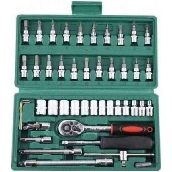 

Универсальный набор инструментов XPRO MASTER PTool Set 46 предметов в чемодане