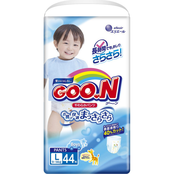 

Трусики-подгузники Goo.N L (44 шт) для мальчиков (853080)