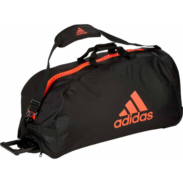 

Сумка спортивная на колесах Adidas Trolley "Martial arts" Polyester adiACC057 Черная с красным