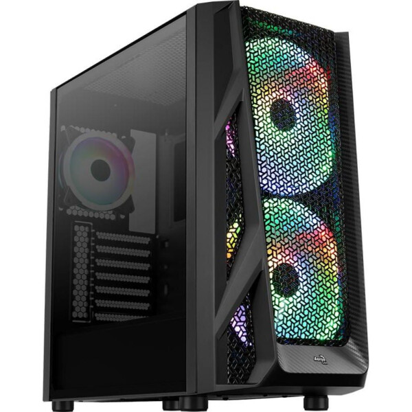 

AEROCOOL AirHawk Duo ARGB Tempered Glass (Black)