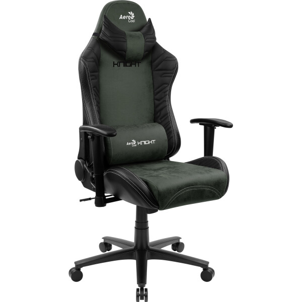 

Кресло геймерское AEROCOOL KNIGHT Hunter Green (64429)
