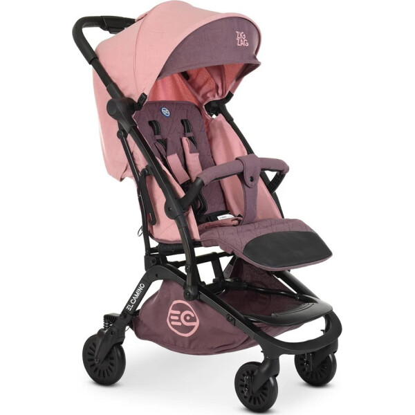 

Детская коляска прогулочная El Camino ME 1040L ZIGZAG Dust Pink