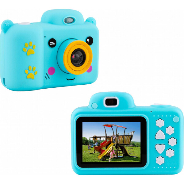 

Цифровой детский фотоаппарат AIR Clic 5 2CAM 24MP 1080p blue