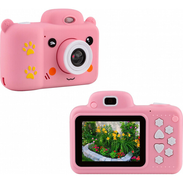 

Цифровой детский фотоаппарат AIR Clic 5 2CAM 24MP 1080p pink