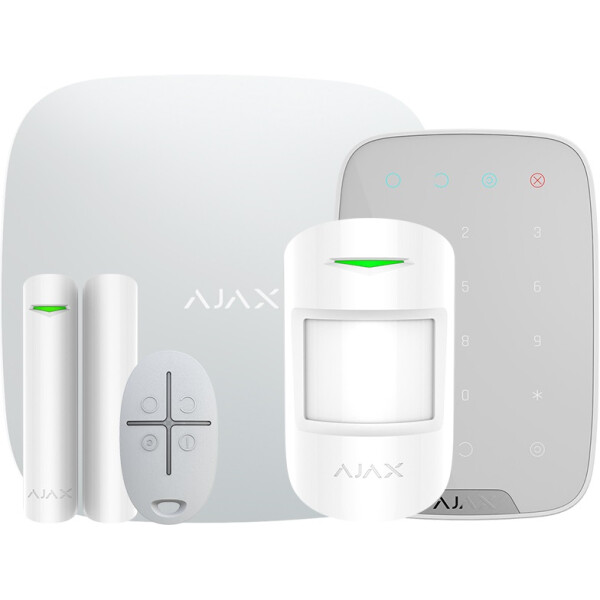 

Комплект сигнализации Ajax StarterKit + Keypad white