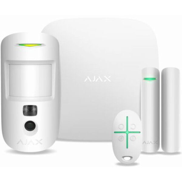 

Комплект сигнализации Ajax StarterKit Cam White (16461)