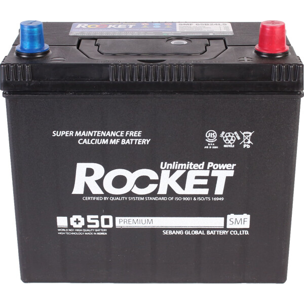 

Автомобильный аккумулятор ROCKET Premium 6CT 50Ah ASIA [-+] (65B24LS)