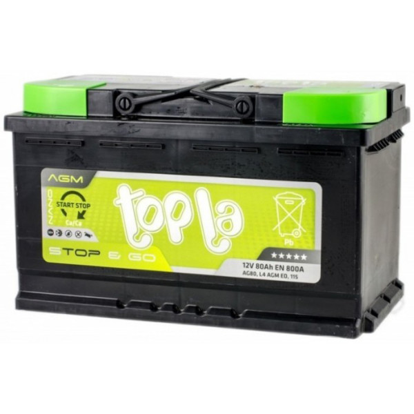 

Topla 80 Ah/12V EFB Euro (0) 112080