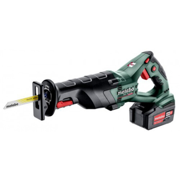 

Сабельная пила аккумуляторная Metabo SSE 18 LTX BL LiHD 2x8.0 Ач (602267810)