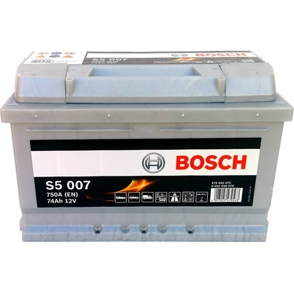 

Автомобильный аккумулятор BOSCH 6СТ-74 H Евро (S5007)